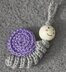 Crochet Pattern For The Snail Keychain!