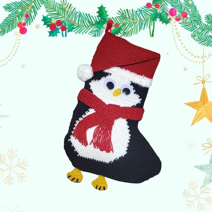 Penguin Christmas Stocking