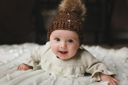 Fair Isle Look Baby Hat