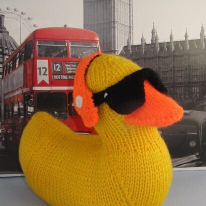 Uber Cool Rubber Ducky Duck Toy