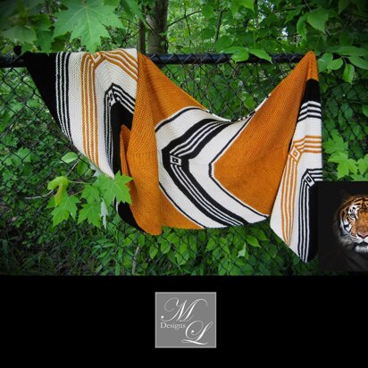Eye of the Tiger - knitting pattern