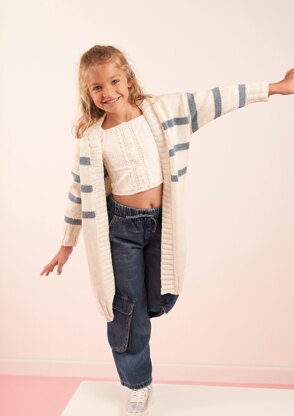 Mini Manor Cardigan in Rowan Cotton Cashmere - Downloadable PDF