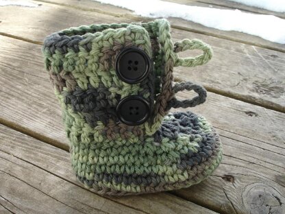 Button Loop Booties - Infant Sizes