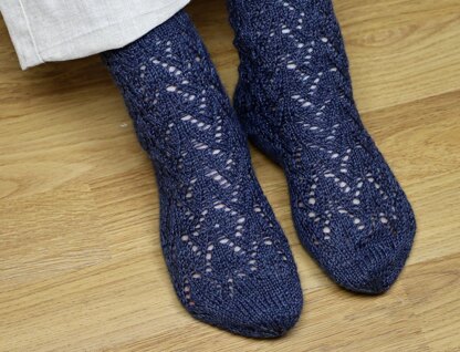 Else's Estonian Lace Socks