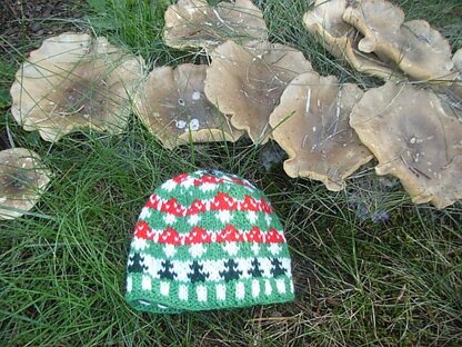 Mushroom baby hat