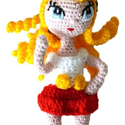 Häkelanleitung Amigurumi Puppe Josie!