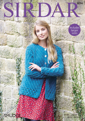 Jacket in Sirdar Smudge - 8094 - Downloadable PDF