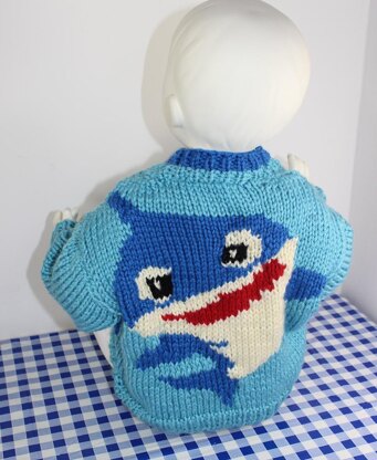 Chunky Baby & Toddler Shark Sweater and Toy
