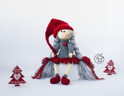 Christmas girl  elf doll