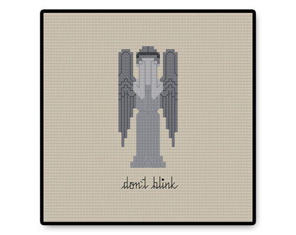 Don't Blink - PDF Cross Stitch Pattern