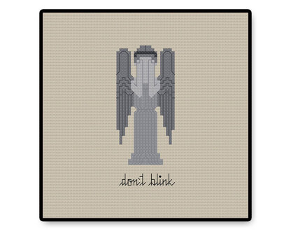 Don't Blink - PDF Cross Stitch Pattern