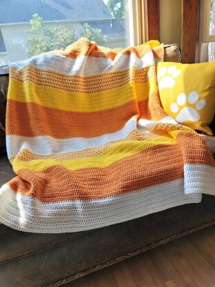 Candy Corn Afghan