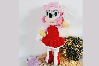 Crochet Pattern Sonic's Girlfriend - Amy Rose