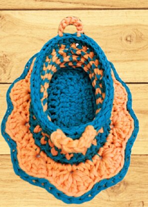 Crochet Basket & Doily Pattern