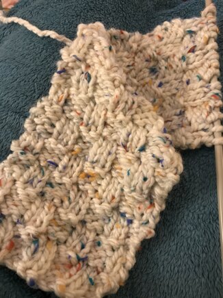 Molly’s Chunky Woven Scarf #3