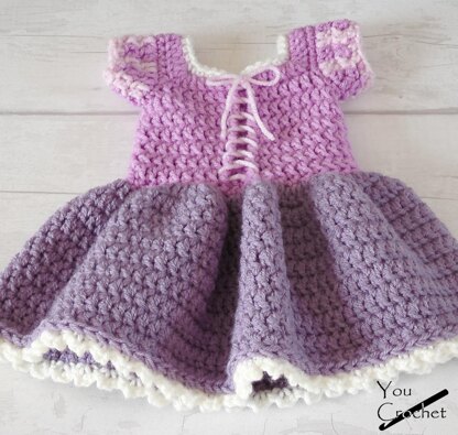 Princess Rapunzel Baby Dress Set