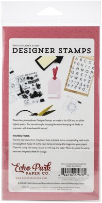 Echo Park Paper Echo Park Stamps - Hello Valentine, Be My Valentine