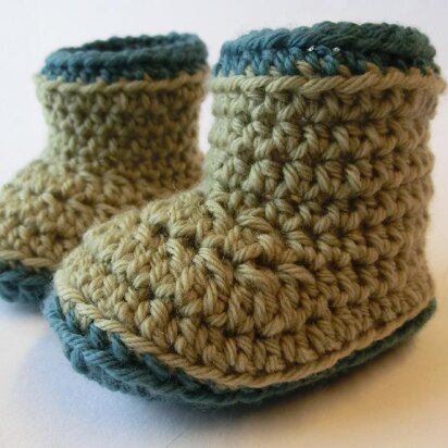 Crochet Pattern for Baby Boots and Mary Jane's