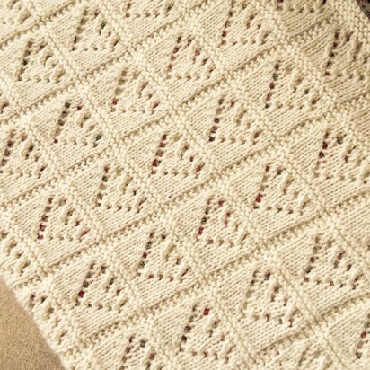 Lace Heart Blanket