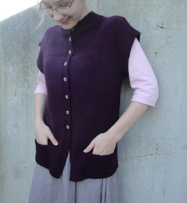 Funnel Neck Vest