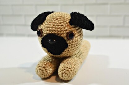 Leo the Pug Dog Amigurumi