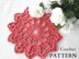 Pattern Crochet Placemat Coaster Home Decor