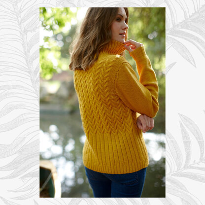 Victoria Jumper - Knitting Pattern For Women in Willow & Lark Ramble