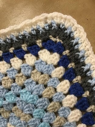 Granny Square Temperature Blanket