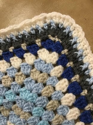 Granny Square Temperature Blanket