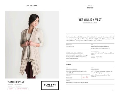.Blue Sky Fibers Vermillion Vest PDF