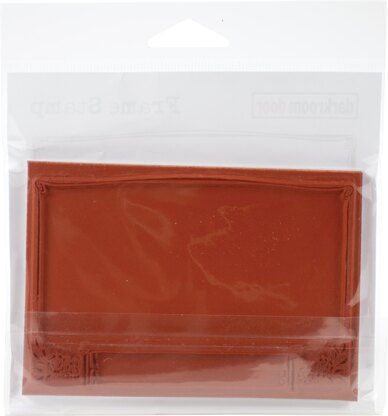 Darkroom Door Frame Cling Stamp 4.6"X3" - Flower Scroll