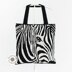 Heads or Tails Zebra Mosaic Bag / Pillow