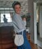Circle satchel bag