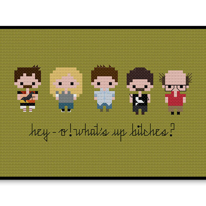 The Gang Bite Size - PDF Cross Stitch Pattern