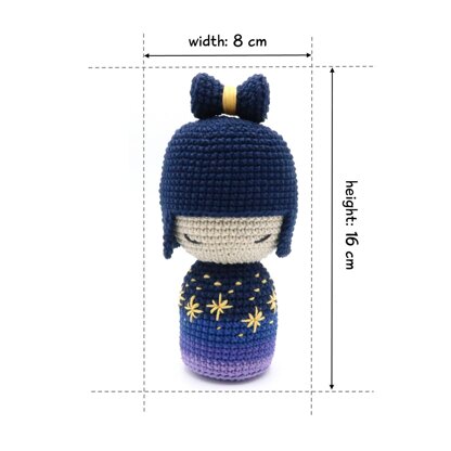Night Kokeshi Doll