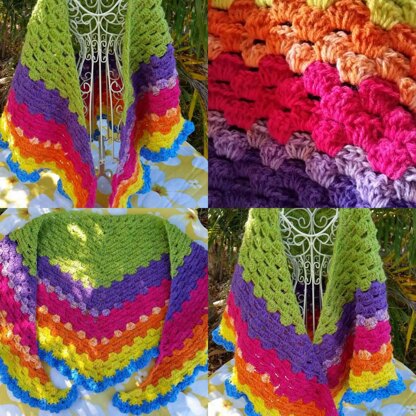 Wildflower Crochet Shawl