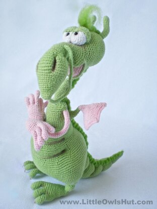 026 Dragon with a hat and scarf Ravelry