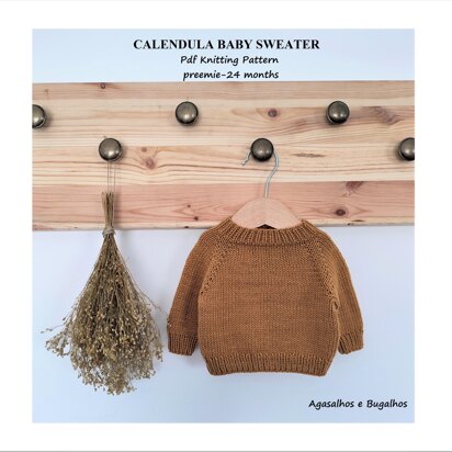 Calendula Baby Sweater | preemie - 24 months