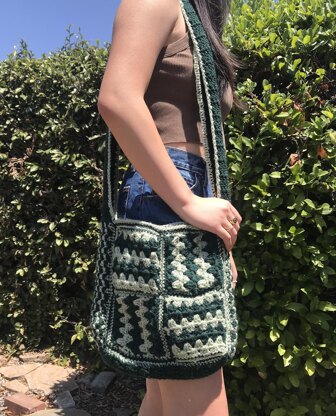 Electric Granny Square Bag