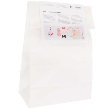 Rico Punch Needle Kit - Smiley Pink - 21.5cm