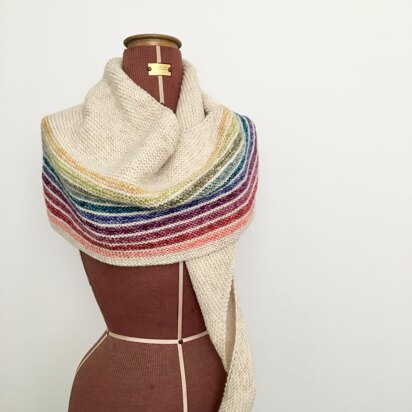 Wrap me in a Rainbow - knitting pattern