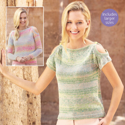 Tops in Sirdar Toscana DK - 8116 - Downloadable PDF