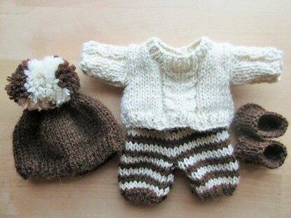 Li'l Cutesies Cable Stitch Sweater Set