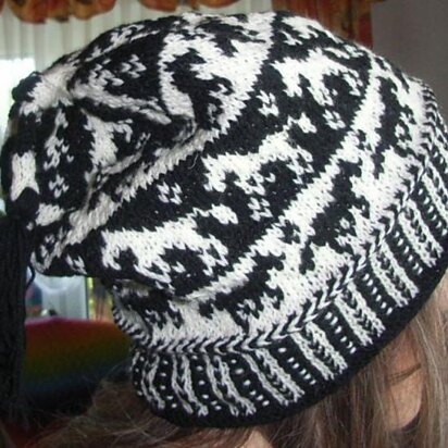 Horsetail beanie - knitting pattern
