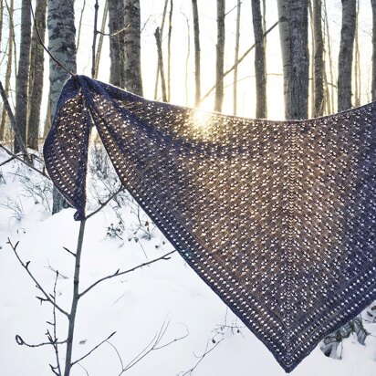 Rainstorm Shawl - knitting pattern