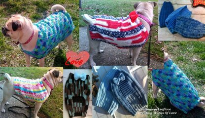 Dog Sweater E-Book All 8 Sizes