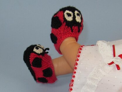 Baby Ladybird (Ladybug) Booties