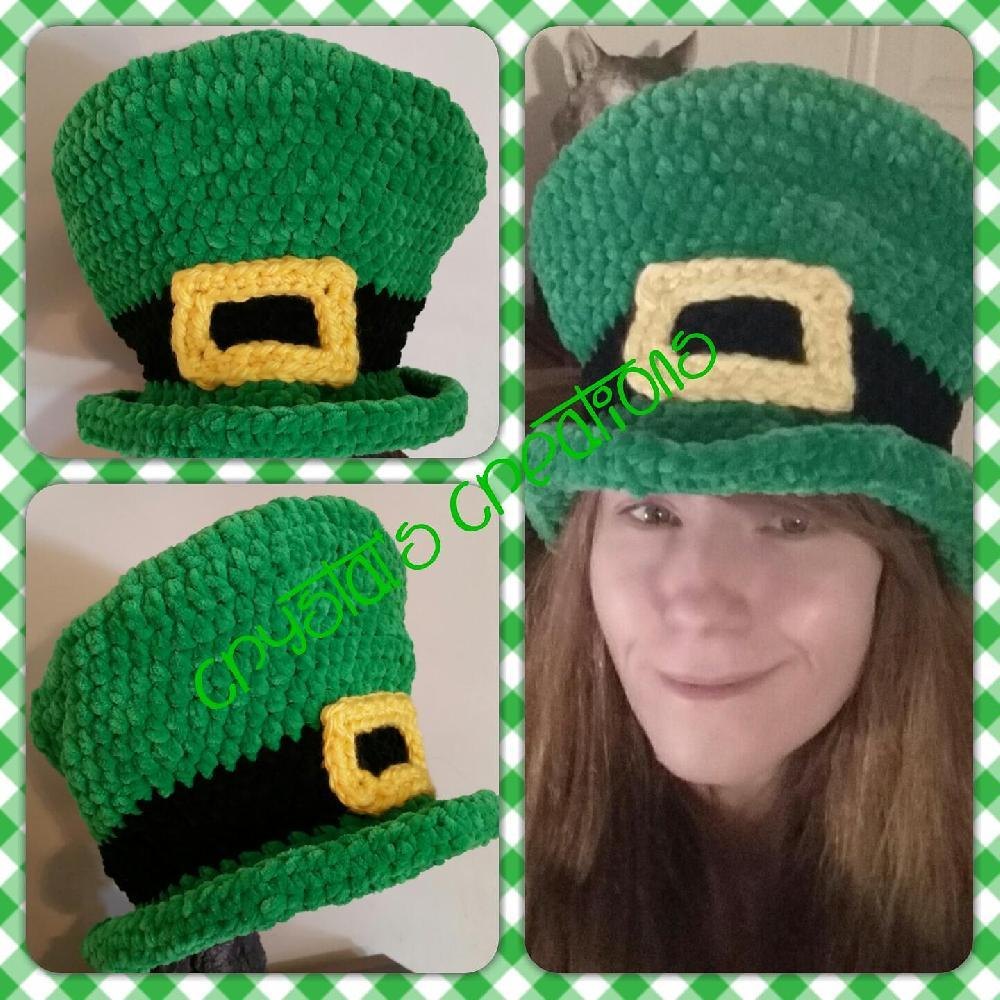 Knit 2025 leprechaun hat