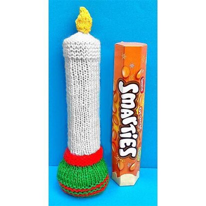 Christmas Candle Smarties Sweet Holder 22 cms