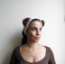 Teddy bear headband / earwarmer